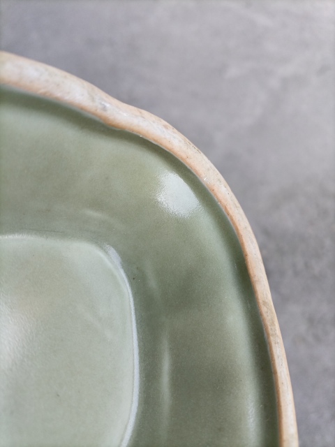 古玩陶瓷冬青釉鳳首扁壺拍賣，當前價格600元