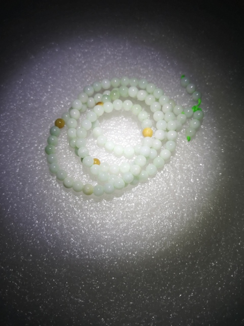 古玩玉器翡翠項鏈拍賣，當前價格260元
