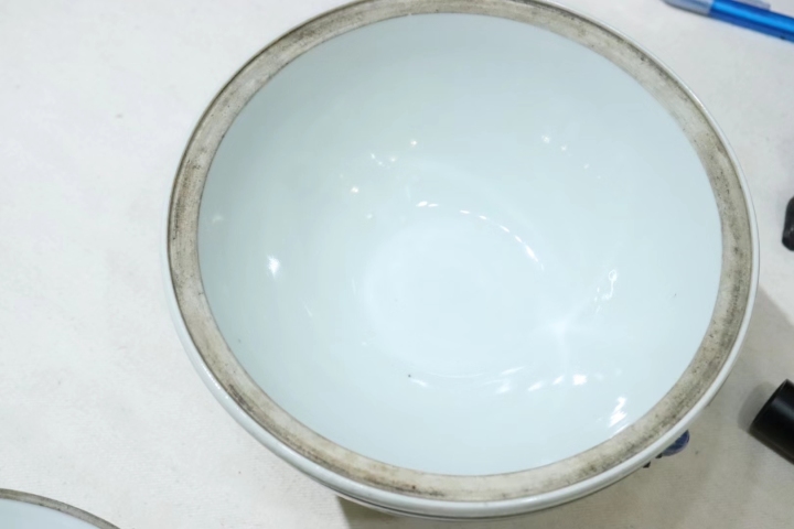 古玩陶瓷晚清花卉紋青花四系高樁暖鍋拍賣,當(dāng)前價格12800元