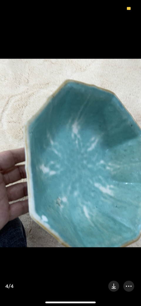 古玩陶瓷晚清人物紋粉彩八方碗 八蠻獻寶 細路拍賣，當前價格4500元