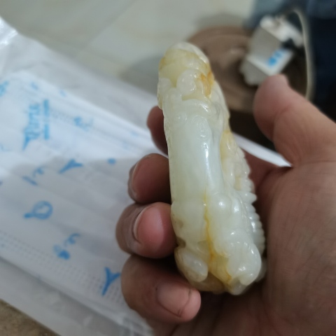 古玩玉器玉佩,和田白玉。和田玉手把件太漂亮了,搖錢樹人物搖錢樹拍賣,當前價格13999元