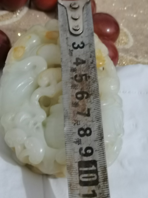 古玩玉器玉佩,和田白玉。和田玉手把件太漂亮了,搖錢樹人物搖錢樹拍賣,當前價格13999元