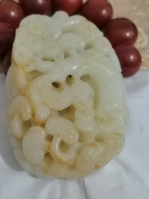 古玩玉器玉佩,和田白玉。和田玉手把件太漂亮了,搖錢樹人物搖錢樹拍賣,當前價格13999元