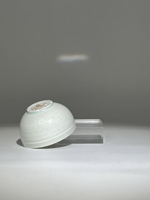 古玩陶瓷南宋湖田窯蛋殼杯及托一套拍賣，當前價格15000元