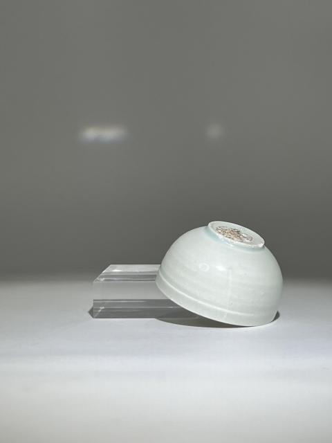 古玩陶瓷南宋湖田窯蛋殼杯及托一套拍賣，當前價格15000元