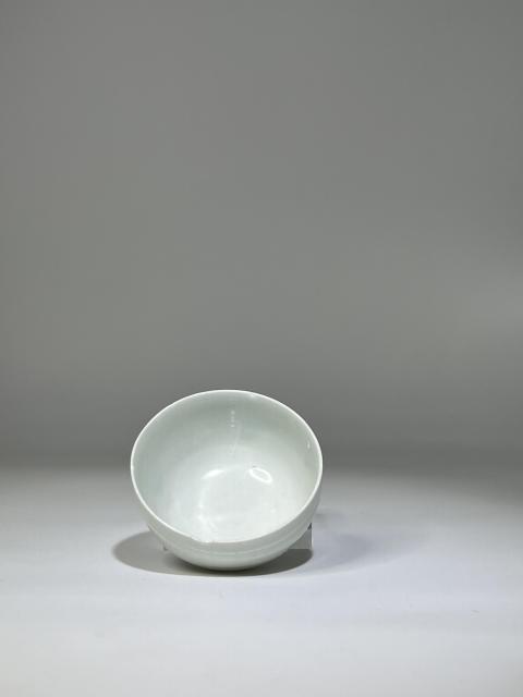 古玩陶瓷南宋湖田窯蛋殼杯及托一套拍賣，當前價格15000元