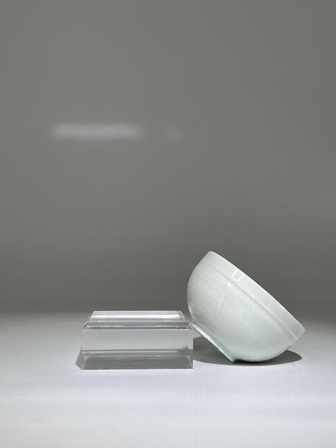 古玩陶瓷南宋湖田窯蛋殼杯及托一套拍賣，當前價格15000元