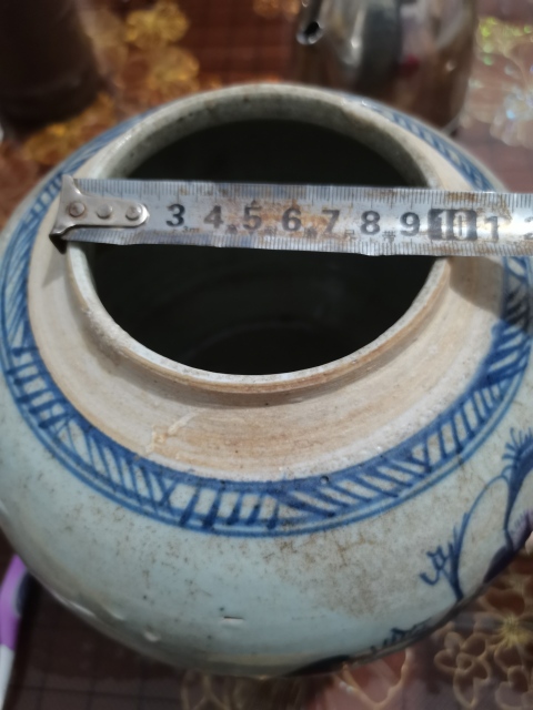 古玩陶瓷乾隆青花山水最最大號(hào)罐,罐子王,看圖片拍賣,當(dāng)前價(jià)格2888元