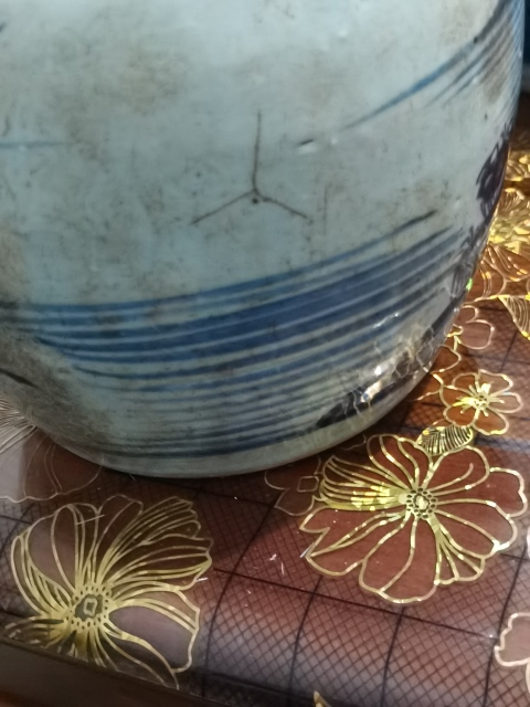古玩陶瓷乾隆青花山水最最大號(hào)罐,罐子王,看圖片拍賣,當(dāng)前價(jià)格2888元