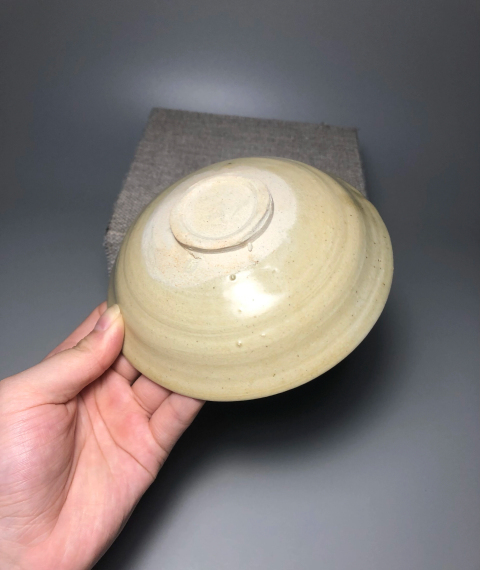 古玩陶瓷(精品收藏級)米黃釉洗拍賣,當(dāng)前價(jià)格3888元