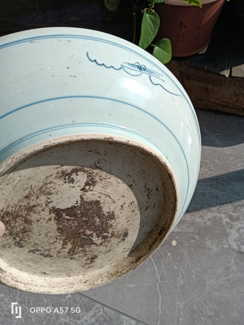 古玩陶瓷青花百壽紋盤拍賣，當(dāng)前價(jià)格3700元