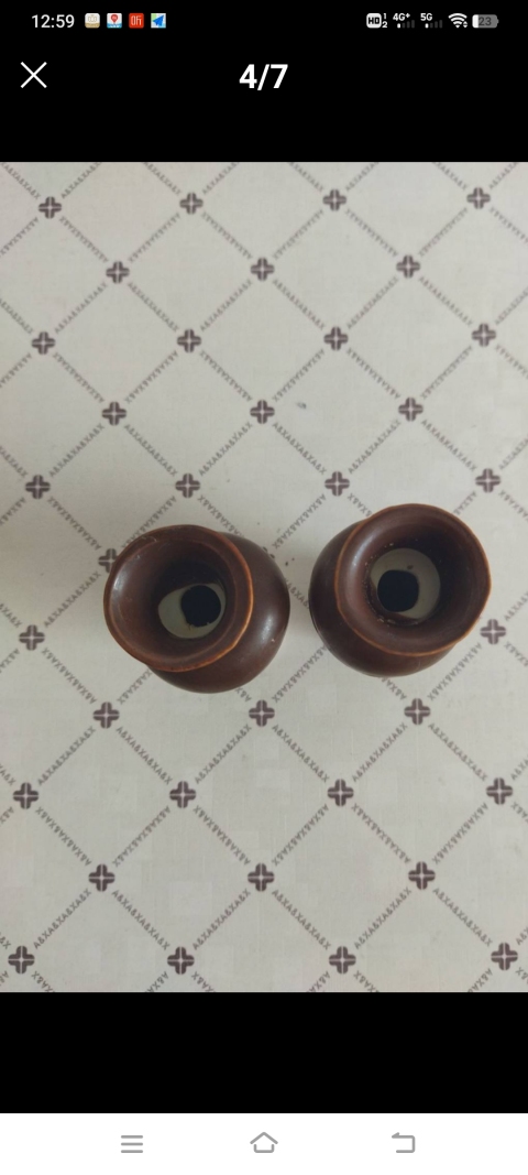 古玩陶瓷明末紫金釉觀音瓶拍賣，當前價格6000元