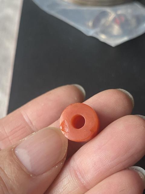 古玩雜項瑪瑙剁珠一顆拍賣,當前價格1300元