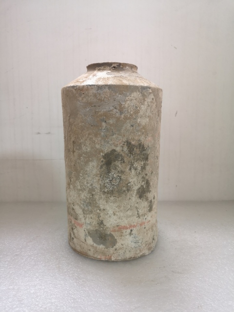古玩陶瓷唐代灰陶罐拍賣，當前價格350元