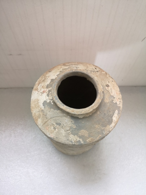 古玩陶瓷唐代灰陶罐拍賣，當前價格350元