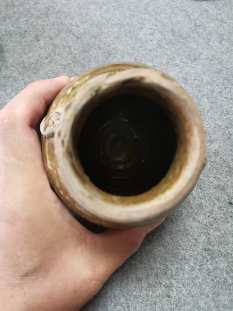 古玩陶瓷【實物保真】宋.醬釉雙系罐拍賣,當前價格3980元