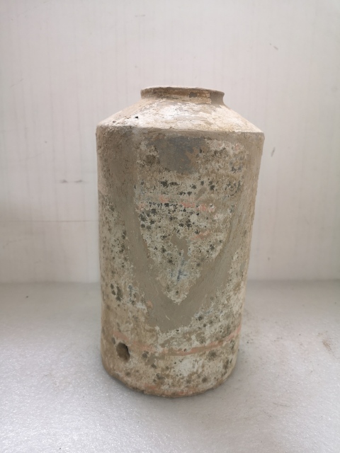 古玩陶瓷唐代灰陶罐拍賣，當前價格350元
