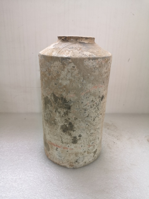 古玩陶瓷唐代灰陶罐拍賣，當前價格350元