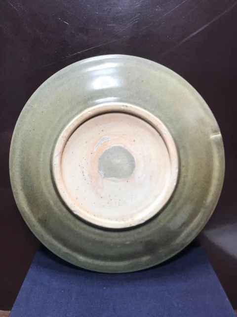 古玩陶瓷明代龍泉窯盤拍賣,當前價格4000元