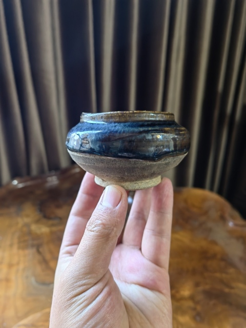 古玩陶瓷窯變釉罐拍賣,當前價格125元