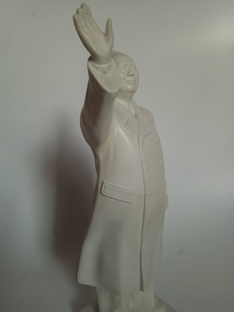 古玩陶瓷文革偉人白瓷塑像拍賣，當前價格1888元