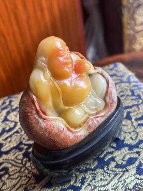 古玩雜項壽山芙蓉石擺件拍賣,當前價格1200元