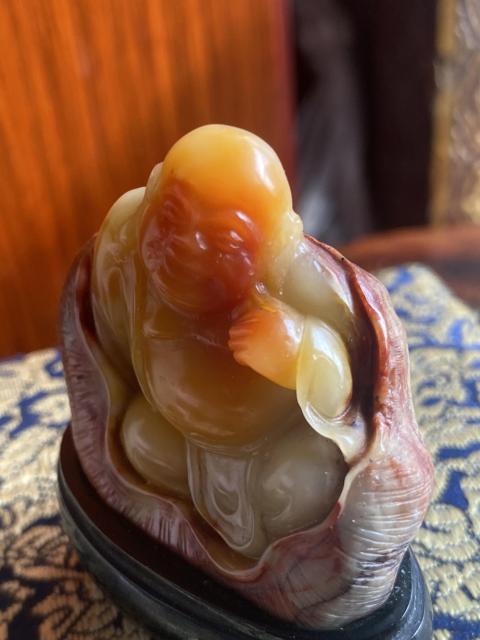古玩雜項壽山芙蓉石擺件拍賣,當前價格1200元