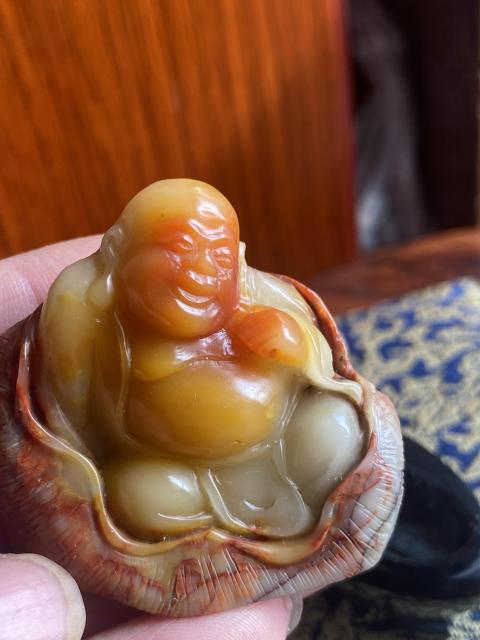 古玩雜項壽山芙蓉石擺件拍賣,當前價格1200元