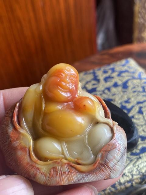 古玩雜項壽山芙蓉石擺件拍賣,當前價格1200元