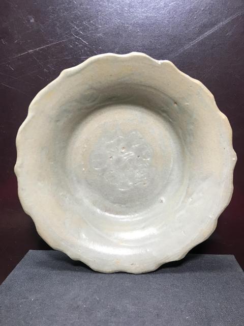古玩陶瓷元代.龍泉窯劃花洗拍賣，當前價格1880元