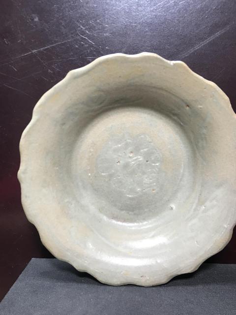 古玩陶瓷元代.龍泉窯劃花洗拍賣，當前價格1880元