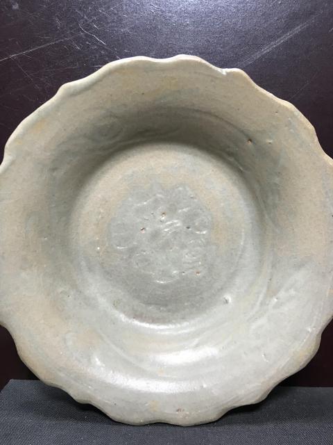 古玩陶瓷元代.龍泉窯劃花洗拍賣，當前價格1880元