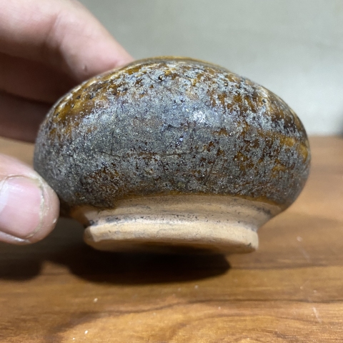 古玩陶瓷醬釉文房水盂拍賣，當(dāng)前價(jià)格2600元