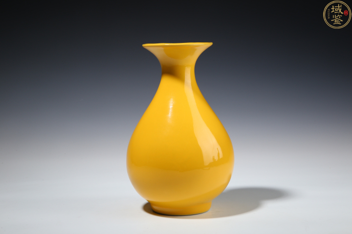 古玩陶瓷黃釉玉壺春瓶拍賣，當前價格3000元