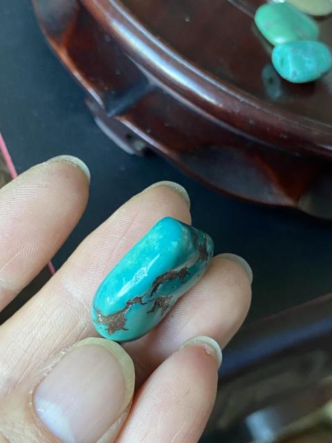 古玩雜項綠色石隨型珠拍賣,當前價格2000元