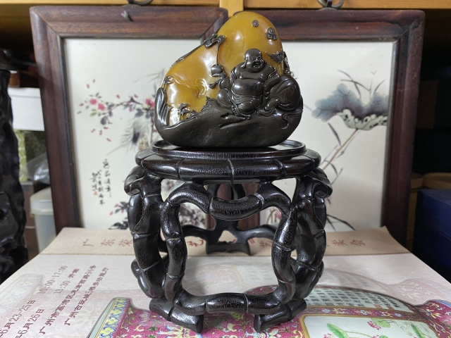 古玩雜項(xiàng)田黃雕件拍賣，當(dāng)前價(jià)格1600000元