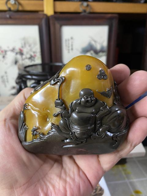 古玩雜項(xiàng)田黃雕件拍賣，當(dāng)前價(jià)格1600000元
