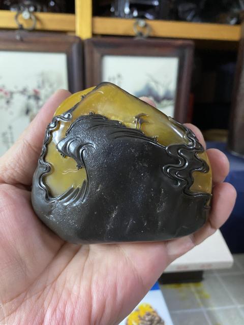 古玩雜項(xiàng)田黃雕件拍賣，當(dāng)前價(jià)格1600000元