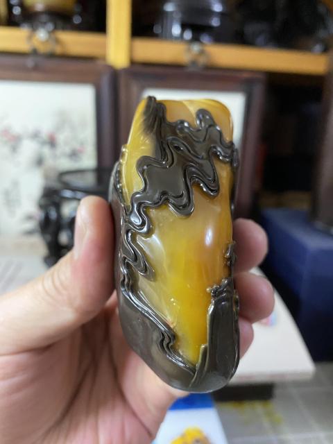 古玩雜項(xiàng)田黃雕件拍賣，當(dāng)前價(jià)格1600000元