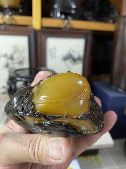 古玩雜項(xiàng)田黃雕件拍賣，當(dāng)前價(jià)格1600000元