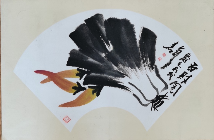 古玩字畫崔子范大師入室弟子中美協會員戴木石百財圖拍賣,當前價格699元
