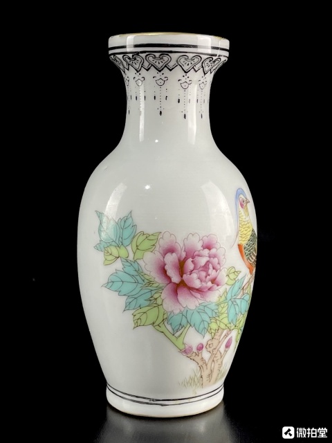 域鉴古玩】粉彩花鸟花卉纹瓶拍卖价格/图片/值多少钱