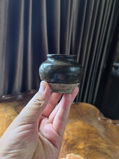 古玩陶瓷清代小罐拍賣，當前價格125元