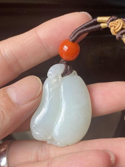古玩玉器小年份玉瓜果拍賣,當前價格7700元