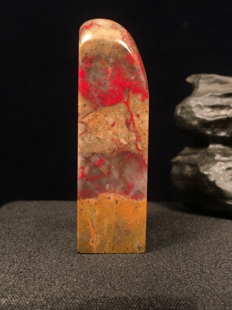 古玩玉器天然軟地昌化雞血石印章料拍賣,當(dāng)前價(jià)格336元
