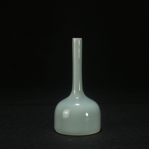 古玩陶瓷粉青釉搖鈴瓶拍賣,當前價格2000元
