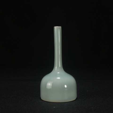 古玩陶瓷粉青釉搖鈴瓶拍賣,當前價格2000元