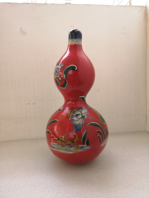 古玩雜項掛彩葫蘆拍賣,當前價格850元