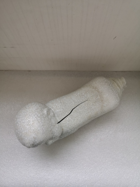 古玩陶瓷當代哥釉孩兒枕拍賣,當前價格298元