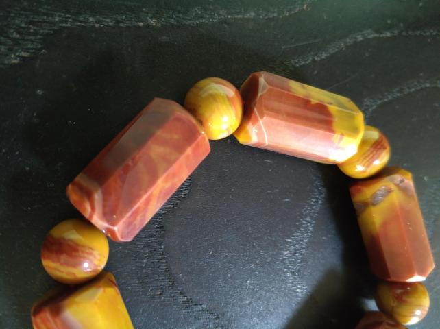 古玩雜項戰國紅瑪瑙手串拍賣，當前價格700元